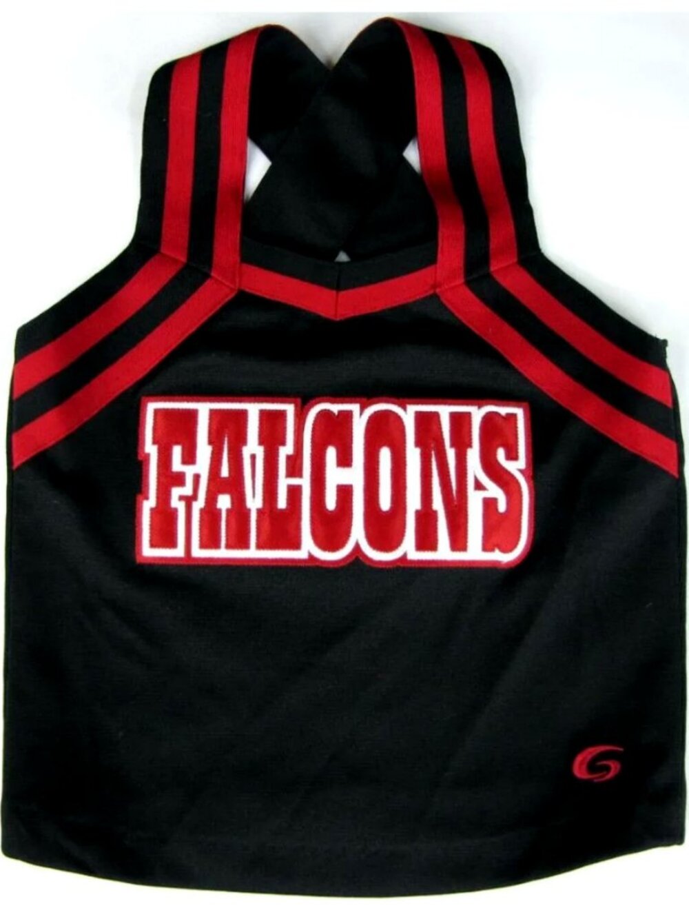SALE! Cheerleader FALCONS Black Red Tank Top